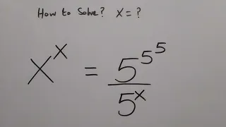 Math Olympiad | Nice Exponent Equation | Algebra Problem