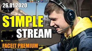 S1MPLE STREAM - FPL - CS:GO /cs time/faceit premium/chill after won Blast Finals