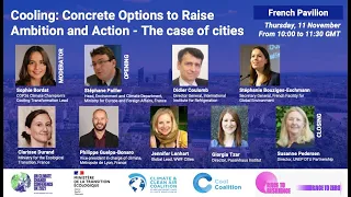 COP26 Cooling: Concrete Options to Raise Ambition and Action – The Case of Cities