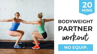 Bodyweight Partner Workout | 8 Exercises To Do with a Friend