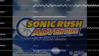 Sonic Rush Adventure (Nintendo DS) - Full Oscilloscope View