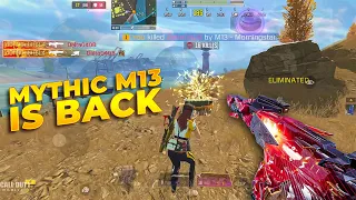 All time Favorite Mythic M13 is Back 😍 | Solo vs Squad in Legendary Rank