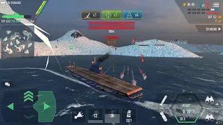 [Battle of Warships] Shinano Vs Midway !