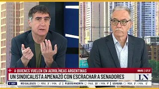 Un sindicalista amenazó con escrachar a senadores; a quienes vuelen en Aerolíneas Argentinas