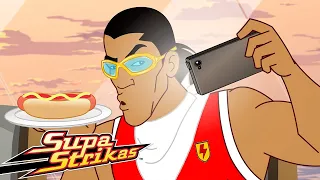 Supa Strikas | Chicken And Rice! | The Crunch | Soccer Cartoons for Kids