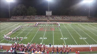 10-11-19 - Dover Marching Tornadoes - Halftime (MS Band NightScript Ohio)