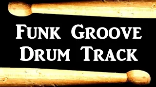 Funk Rock Drum Beat 110 BPM Bass Backing Track Drums Only #104