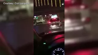 Taxi video of Las Vegas mass shooting at Mandalay Bay