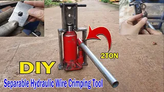 How to make a Separable Hydraulic Wire Crimping Tool