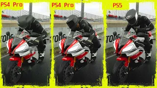 RIDE 4 PS5 vs PS4 Pro Graphics Comparison