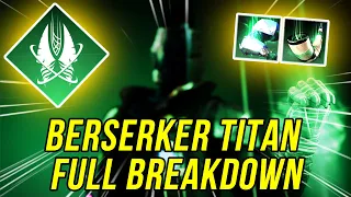 NEW BERSERKER STRAND TITAN FULL BREAKDOWN! (All Aspects, Fragments + Grenades)