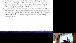 BST3: Richard Healey,   The measurement problem for emergent spacetime in loop quantum gravity