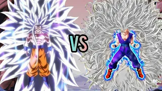 Who is Strongest Goku vs Gohan all forms to Infinity #goku #gohan #dbs