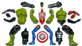 AVENGERS TOYS ASSEMBLE SPIDER-MAN, SIREN HEAD, HULK SMASH, MILES MORALES SUPERHERO