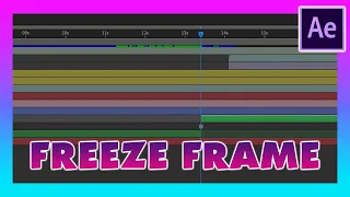 After Effects Tutorial: How to Freeze Frame Video