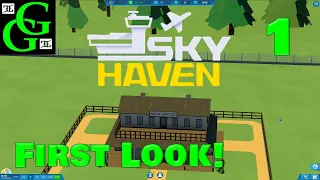 Sky Haven -  First Look! -  Postal Service - AWESOME AIRPORT GAME -  Part 1