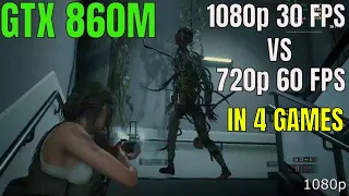 1080p 30 fps vs 720p 60 fps | GTX 860M