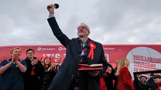 'Let's go out there and win' Corbyn delivers high energy speech on last day of campaigning