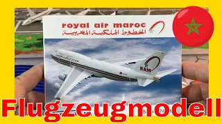 Miniaturmodelle Flugzeugs  schabak  Royal Air Maroc Boeing 747-400 scale 1:600 (000192 de)
