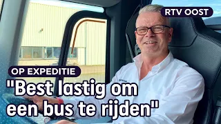 Jongensdroom wordt werkelijkheid: Frits wordt buschauffeur | RTV Oost