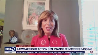 ‘A remarkable woman’: Former Rep. Jackie Speier on the death of Sen. Dianne Feinstein
