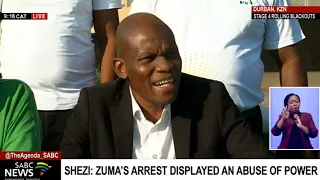 Zuma supporters hand a memorandum to SAPS