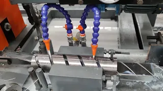 Automatic full set Double wire chain link fence weaving machine