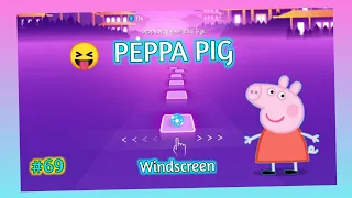 Tiles Hop - PEPPA PIG THEME SONG Wide-screen. V Gamer