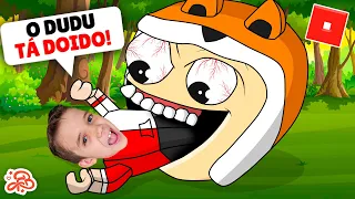 Virei o Monstro CABEÇÃO pra TROLLAR meus AMIGOS no ROBLOX *trollei todos eles