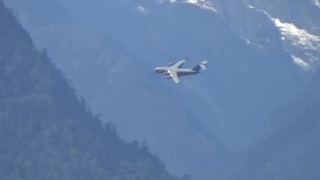 Great Long Vid Of IAF C-17 Landing At Mechuka, Arunachal