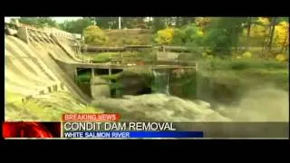 Condit Dam demolition video