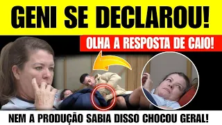 A CONQUISTA 2: DONA GENI E CAIO CHOCA; PRIMEIRO CASAL  FORMADO COM DIREITO A DECLARAÇÃO DE AMOR!