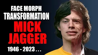 Mick Jagger - Transformation (Face Morph Evolution 1946 - 2023...)