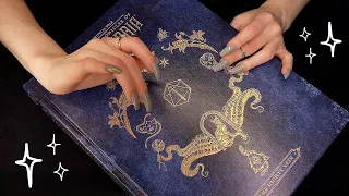 ASMR Gentle Tapping, Scratching, Hand Movements 📚 Books (no talking)