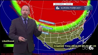 Northern lights could be visible over Idaho due to strong geomagnetic storm