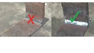 stop bad welding!! There is a 2f position welding technique on rust plates
