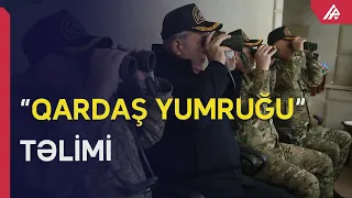 Türkiyə və Azərbaycanın düşmənə göz dağı olan təlimi - Möhtəşəm görüntülər - APA TV