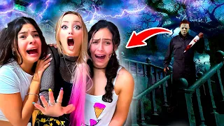 EL ÚLTIMO en SALIR de la CASA EMBRUJADA GANA !! 👻😱 | Katie Angel