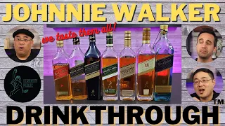 We taste EVERY Johnnie Walker! | Drinkthrough(tm) | Curiosity Public