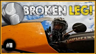 Riding with a Broken Leg in Brazil  [S4.Ep.11]-  Latin America on an Old KLR 650