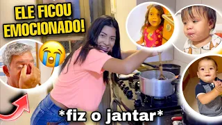 SURPREENDI MEU PAI COM UM ÁLBUM DE OURO DA COPA E FIZ A JANTA PRA FAMÍLIA!!!! 😱 *olha isso*