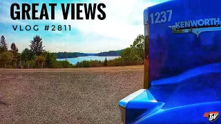 GREAT VIEWS | My Trucking Life | Vlog #2811