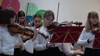 Камерный оркестр ДМШ №1. городской конкурс 6 марта 2019 г.