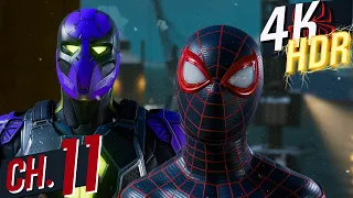 Spider-Man: Miles Morales [4K/60fps HDR] (100%, Spectacular, Platinum) Walkthrough 11 - The Noise