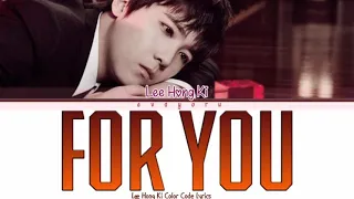 Lee Hong Ki For You Lyrics Engsub Indosub [Yim Jae Bum 30's Anniversary Tribute Album]