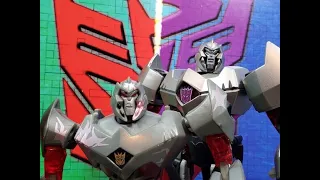 Video Review of the Transformers Animated Deluxe and Takara Voyager Cybertronian Megatron
