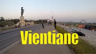 Vientiane Mekong River Side, DO EXERCISE WITH FRIEND, Vientiane Night market