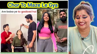 Chor To Mze Le Gya 🔥🔥Waah Kya Scene Hai | Trending Memes | REACTION | SWEET CHILLIZ |