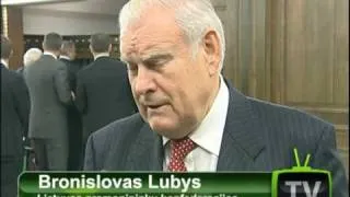 B. Lubys perrinktas Lietuvos pramonininkų konfederacijos prezidentu