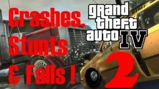 GTA 4 - NEW! Stunts, Crashes & Fails 2!